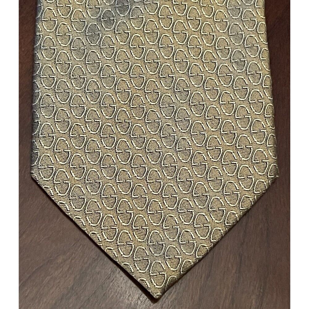 Lamberti Gold 100% Silk Men’s Neck Tie Made In Italy